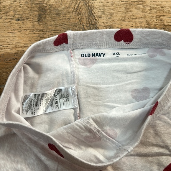 Old Navy, Girls XXL (18), Heart Leggings - Picture 2 of 4